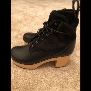 swedish hasbeens hippie lace up